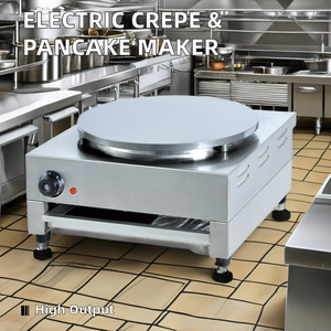 Piastra Elettrica Commerciale Singola <span class=keywords><strong>per</strong></span> Crepes e <span class=keywords><strong>Pancake</strong></span>, 220V Alta Potenza, 1 Anno di Garanzia - Product Image 4