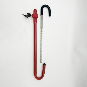 Bloqueo de freno de volante Bloqueo de <span class=keywords><strong>pedal</strong></span> de freno de seguridad antirrobo para vehículo con longitud ajustable - Product Image 5