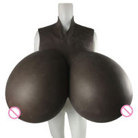 ZZZ Cup Gros seins artificiels en silicone avec gros seins Formes mammaires Faux seins Plaque pour Ladyboy Garçon à Fille Sissy Hommes