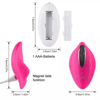 Top-Ranking Tragbarer Klitoris-Stimulator Kabellose Fernbedienung Sicheres Silikon 10 Vibrationsmodi Masturbations-Höschen-Vibrator