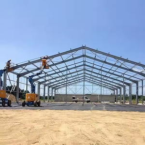 Construction préfabriquée en acier de conception moderne Nouveau bâtiment à ossature légère pour l'élevage Hangar à vaches pour les écoles, les hôpitaux et les ateliers - Product Image 3