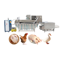 Ligne compacte d'abattage de volailles / Équipement d'abattoir mobile / Machines d'abattoir