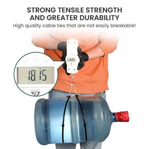 Attaches de câble en nylon à forte traction 100 pièces <span class=keywords><strong>Type</strong></span> autobloquant avec 80mm de longueur 2.5mm de largeur Nylon 6 - Product Image 2