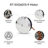 Moteur d'articulation de hanche pour exosquelette RT-EXO6013-9 à haute densité de couple 30 Nm, actionneur de genou robuste IP54 24 V