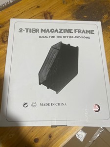 Metal Mesh 2 Tiers Magazine <b>Holder</b> <b>Document</b> File Organizer for Office School Supplies Cute Desk Organizer Hot Desk Organizer - Product Image 6