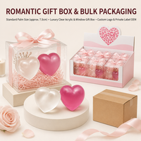 Jouet Squishy Cœur Romantique qui Change de Couleur à la Compression – Cadeau pour Enfants et Adultes – Fourniture pour Magasin de Nouveautés et Présentoir de Détail