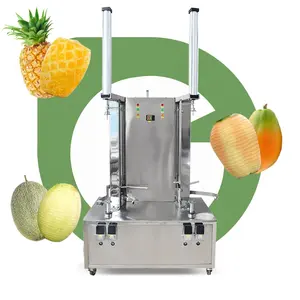 Comercial Stainless Steel Pineapple Pumpkin Orange Peeler Peel Slice Machine Supplier for Industrial Use