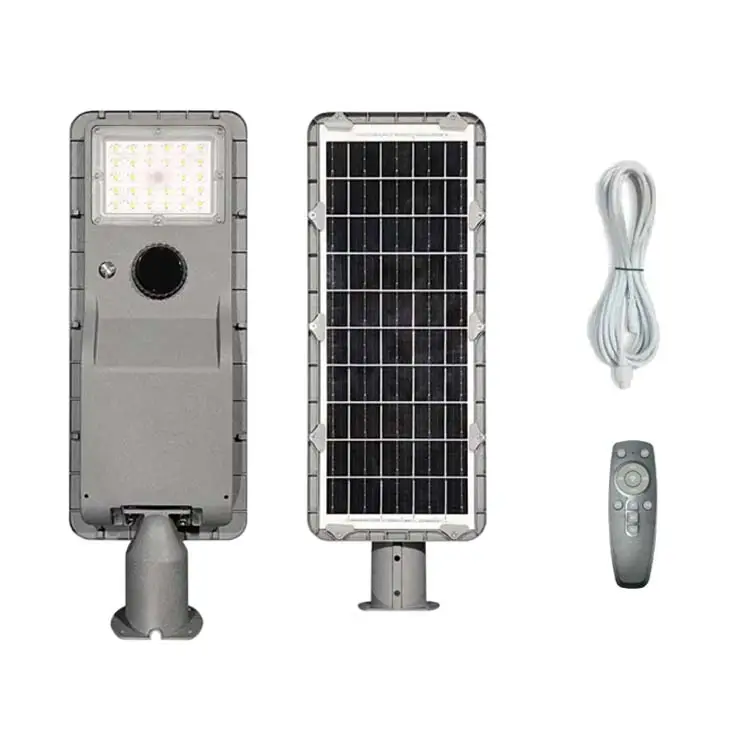 مصباح أمن بالطاقة الشمسية مضاد للماء IP66 للاستخدام الخارجي مصباح شمسي متكامل يعمل بالطاقة الشمسية
