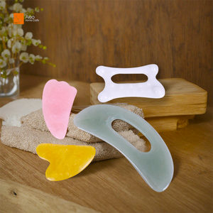 OEM colorido anticelulitis resina cuerpo Gua Sha herramienta de masaje espalda cuello cara pierna Guasha raspado herramienta de terapia para el Día de San Valentín - Product Image 5