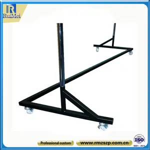 Rolling Rack Garment Display Z Rack Retail Clothing Rack