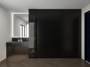 Armario Modular de Madera Maciza Estilo Cubo, Moderno y Personalizado, de 2 Puertas, para Dormitorio, con Sistema de Almacenamiento para Zapatos - Product Image 3