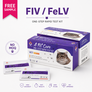 ชุดตรวจหาแอนติเจนไวรัสคาลิคิวไวรัสในแมว (FCV) แบบคอลลอยด์โกลด์ ใช้ตัวอย่างจากไม้พันสำลีสำหรับแมว อุปกรณ์วินิจฉัยโรคสัตว์ - Product Image 5