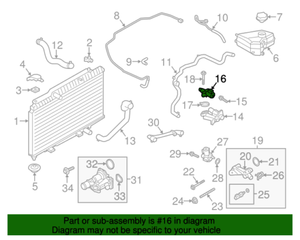 Vanne de récupération de liquide de refroidissement BM5Z-8C605-C, vanne d'eau de radiateur pour Ford Escape SE <span class=keywords><strong>Fiesta</strong></span> <span class=keywords><strong>ST</strong></span> Fusion SE 1.6L Turbo - Product Image 6