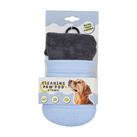 Tasse de nettoyage portable pour pattes de chien, brosse douce en TPR pour le lavage des pieds des animaux, laveur de voyage pour chats et chiens, utilisation en salle de bain et en extérieur