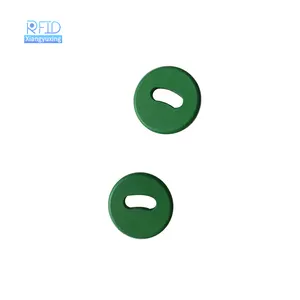 Etichetta per vestiti riutilizzabile lavabile 860-960Mhz Alien h3 PPS UHF RFID Button etichetta per bucato etichetta Nfc