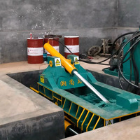 Presse à balles de recyclage de compacteur automatique hydraulique horizontal largement utilisé