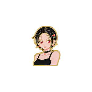 Pins de Esmalte de Personajes de Anime Japonés de Moda, Lindos Broches de Metal con Retratos de Chicas <span class=keywords><strong>Manga</strong></span>, Insignias Decorativas para Cosplay - Product Image 5