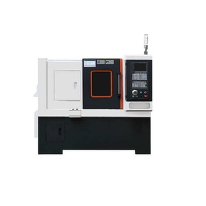 Mini Torno CNC de Bancada Inclinada para Metal, Modelo 500, con Herramientas Móviles, Fabricado en China - Product Image 3