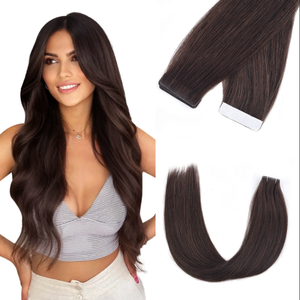 Extensions de cheveux invisibles à bandes adhésives, 100% cheveux humains Remy, extensions de cheveux humains à bandes adhésives sans couture, 12 à 40 pouces pour femmes. - Product Image 2