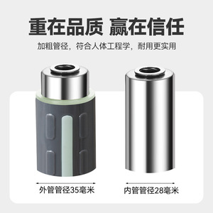 Barra de Agarre Zhenshangxing de 35 mm, Tubo Recto Antideslizante, Pasamanos de Seguridad para Baño, para Uso en Ducha y Baño - Product Image 4