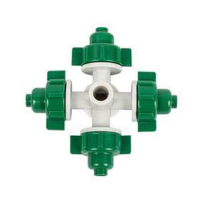 Green <span class=keywords><strong>Sen</strong></span> 4-Wege-Vernebelungsdüse Gewächshaus-Hängeketten-Tropfsprinkler Bewässerungssystem 27-48 L/H 2-3 Bar - Product Image 3