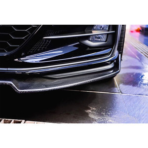 Spoiler paraurti anteriore in fibra di carbonio per VW <span class=keywords><strong>Volkswagen</strong></span> MK7.5 <span class=keywords><strong>Golf</strong></span> 7.5 <span class=keywords><strong>GTI</strong></span> 2018 2019 protezione pala mento testa - Product Image 2