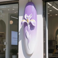 Sculpture décorative en fibre de verre sur mesure, couleur et taille personnalisées, pour vitrine de magasin, ornement publicitaire pour salon de manucure