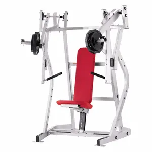 Plaque d'équipement de gymnastique chargée réglable Lateral Bench Press iso lateral chest press