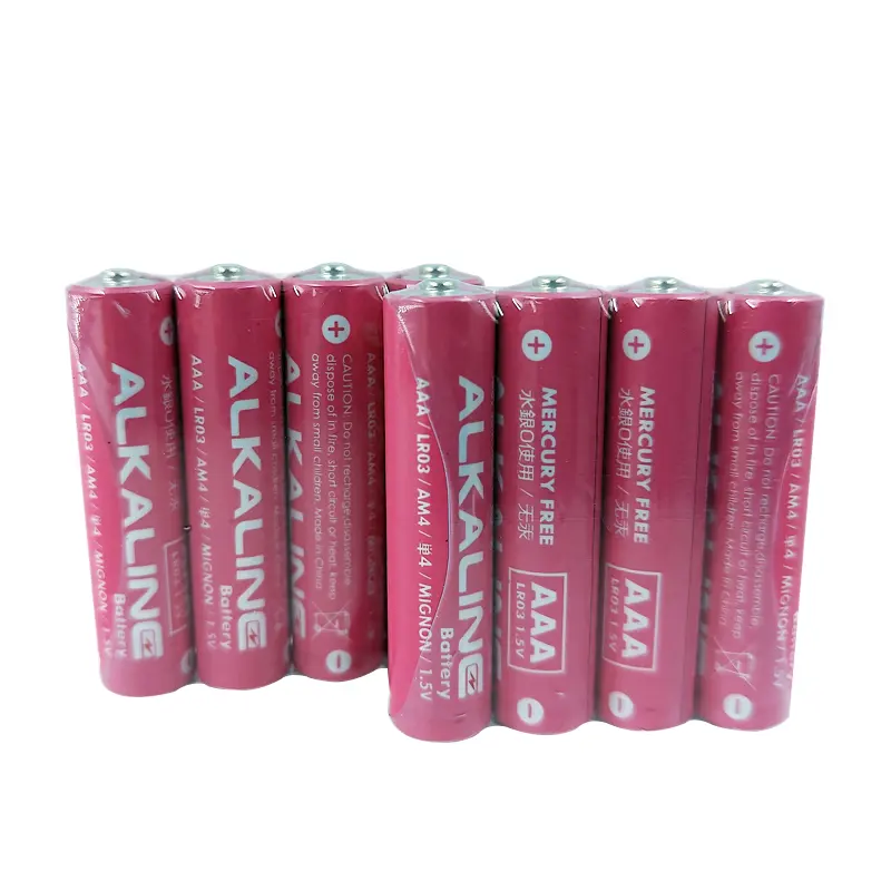 Fante Fabriek Groothandel Lr03 Aaa 1.5V Behuizing Batterie Alcaline Voor Afstandsbediening Speelgoed Aaa Alkaline Batterij