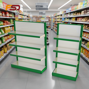 Étagère de présentation murale pour les grands magasins, étagère de supermarché, gondole de supermarché, étagère pyramidale - Product Image 2