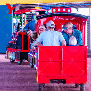 Tren de lujo a precio de fábrica, 24 asientos, trenes eléctricos sin rieles para niños - Product Image 6