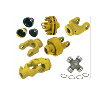 Agrarische Groothoek Cardan Spline Cross Yoke Adapter Universeel Gewricht Cover Rotavator Tractor Aandrijving Pto As