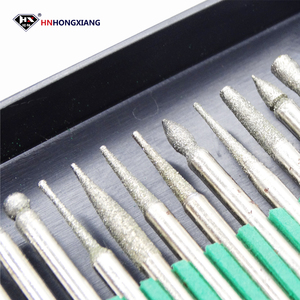 Jades-Herramientas de tallado, cabezal de molienda especial de grabado, juegos de fresas de diamante galvanizado sinterizados - Product Image 2