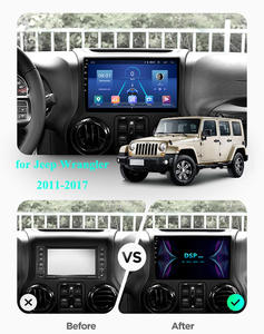 Carplay 10.1 pollici Android 14 lettore DVD per auto per Jeep Wrangler <span class=keywords><strong>3</strong></span> JK 2010-2017 RHD navigazione GPS autoradio Audio Video multimediale - Product Image 2