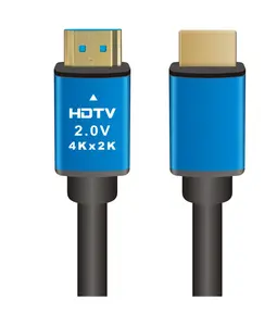 Высококачественный кабель V2.0 4K HDMI, видеокабели с позолоченным штекером-штекером для HDTV 1,5 м, 2 м, 3 м, 5 м, кабель HDMI 4K