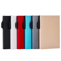 Dompet Kartu Pop up Aluminium RFID stok dengan pelat besi