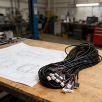 Rangkaian Kabel Multi-Konektor Massal dengan Kabel Berkode Warna untuk Pendingin Komersial, HVAC & Peralatan Industri