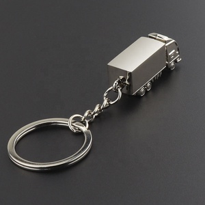 定制金属3D空白汽车形状钥匙扣卡车钥匙圈与商业标志 - Product Image 3