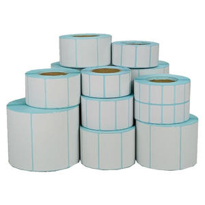 Étiquette <span class=keywords><strong>thermique</strong></span> directe rouleau de <span class=keywords><strong>papier</strong></span> blanc 4x6 rond 4x2.8 impression par transfert emballage expédition code à barres auto-adhésif imprimante autocollant - Product Image 6