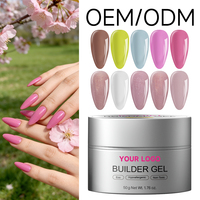 Gel UV Constructeur Sans HEMA en Gros OEM ODM 50g – Fournisseur Professionnel de Gel Dur pour Extension d'Ongles Sans HEMA