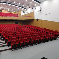 Vente directe d'usine, promotion à bas prix, sièges de cinéma en tissu au design moderne, chaises d'auditorium adaptées aux écoles et aux théâtres