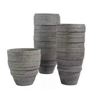 Vases à fleurs en fibre de verre pour pots de plantes à la mode pots de jardin intérieur extérieur pour plantes - Product Image 1