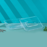 Deli Wegwerpvoedselcontainers PP Plastic Fastfood Verpakkingscontainers met Luchtdichte Deksels
