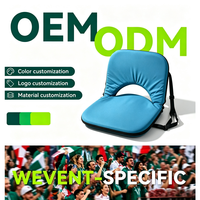 Siège de stade pliable en tissu Oxford 600D avec tube en acier, capacité 120 kg, pour événements sportifs en plein air (vente en gros)
