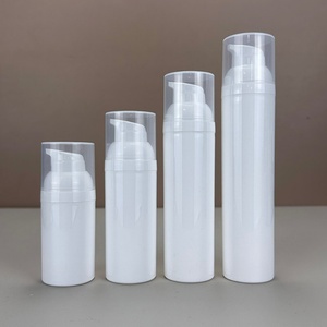 30ml 50ml 80ml 100ml 120ml 150ml White Empty PP Plastic Cosmetic Packaging Container Serum Lotion Airless <b>Pump</b> <b>Bottle</b> - Product Image 3