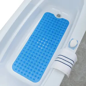 Eco-friendly Vinyl Large Size Shower Mat PVC Non Slip Bath Tub Safety Mat Anti Slip for Bathroom