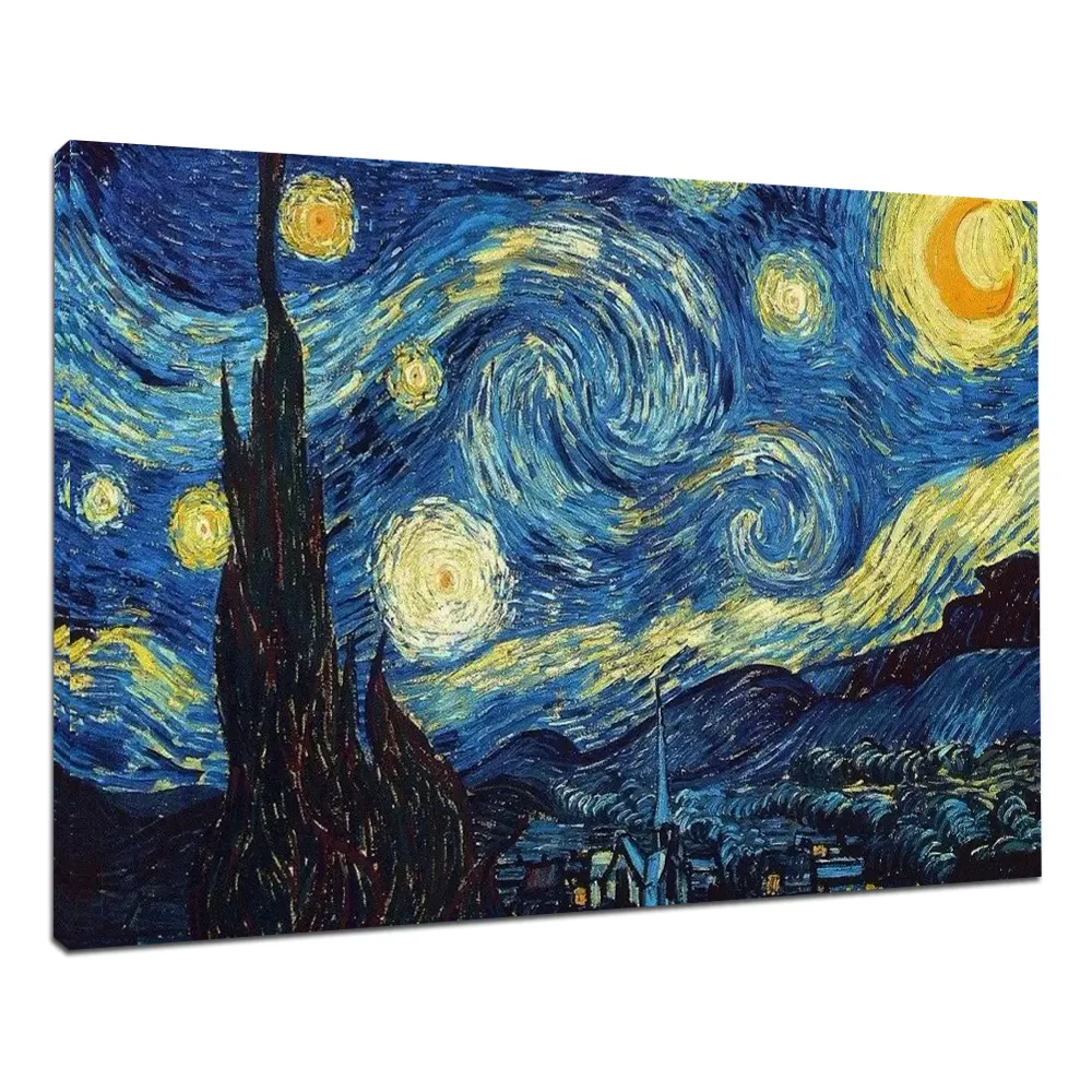 מפורסם ליל כוכבים ציור על ידי ואן גוך רבייה אמנות ציור