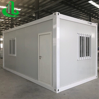 Maison conteneur extensible HUAHUI de 20 pieds et 40 pieds, villa capsule préfabriquée pour l'extérieur, bureau prêt à l'emploi avec toilettes, garantie de 5 ans