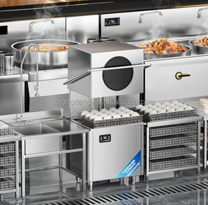 Lave-vaisselle commercial multifonctionnel en acier inoxydable, machine à laver la vaisselle intelligente pour usage domestique et industriel - Product Image 5