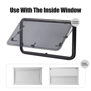 HOMFUL Stores Coulissants Transparents à Isolation Thermique pour <span class=keywords><strong>Camping</strong></span>-<span class=keywords><strong>car</strong></span>, Fenêtre Double Couche en Acrylique Creux pour Caravane - Product Image 2